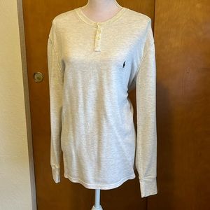 Men’s Polo thermal long sleeve shirt